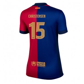 Barcelona Andreas Christensen #15 Replika Hjemmebanetrøje Dame 2024-25 Kortærmet